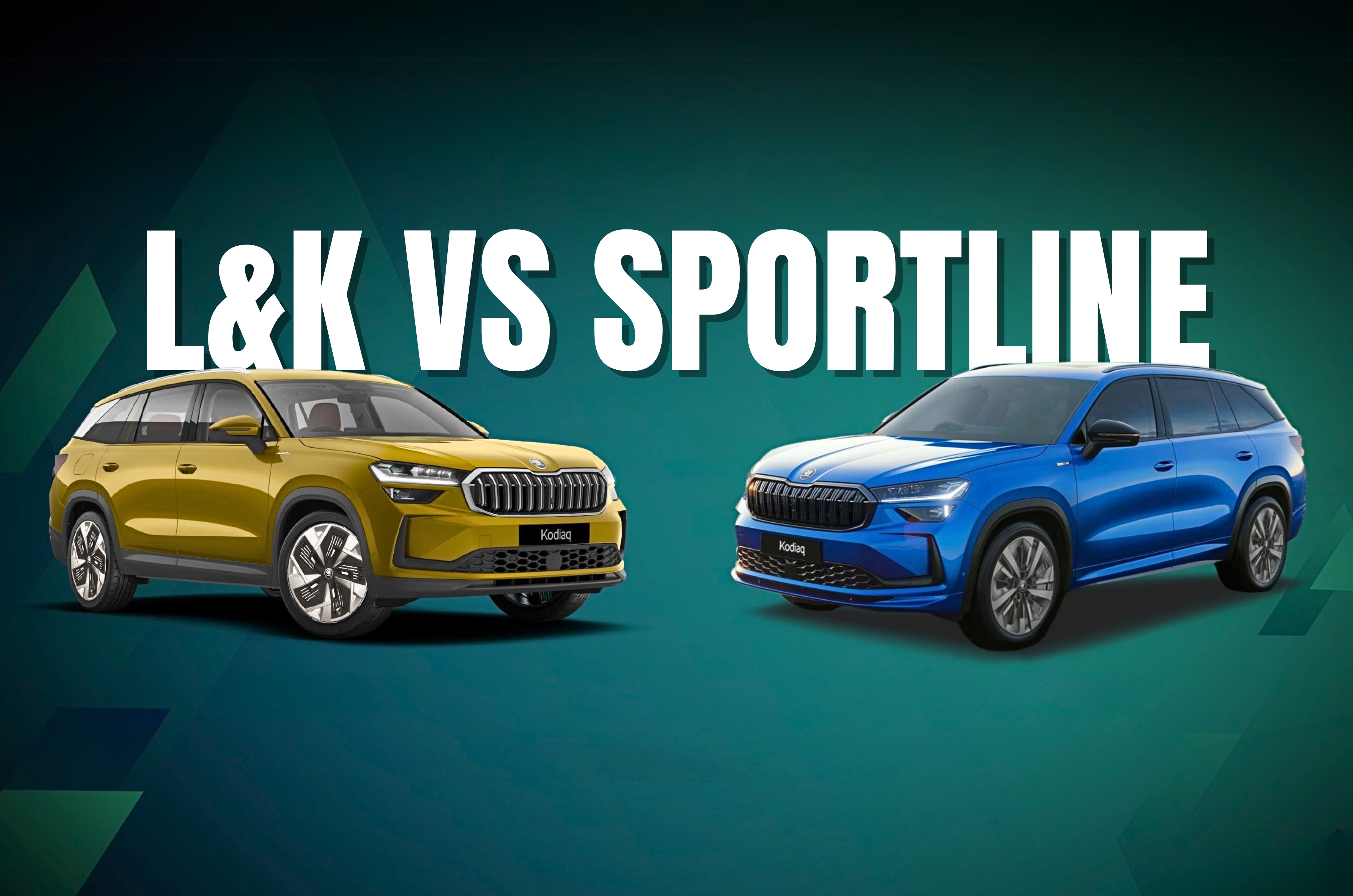 New Skoda Kodiaq Sportline vs L&K New Skoda Kodiaq Sportline vs L&K